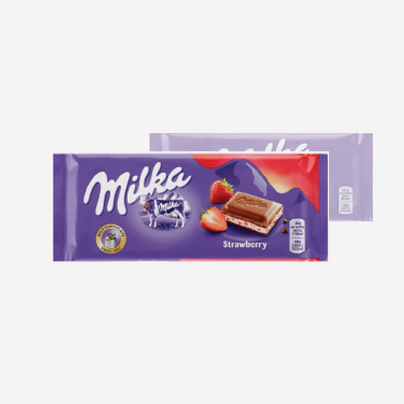 밀카 스트로베리 초콜릿 1.2kg(100gx12개)